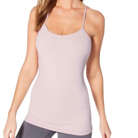 Lululemon Power Pose Tank Light Support For A/B Cup Porcelain Pink - Picture 1 of 13